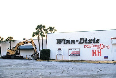 The former Winn-Dixie was supposed to be demolished last year.