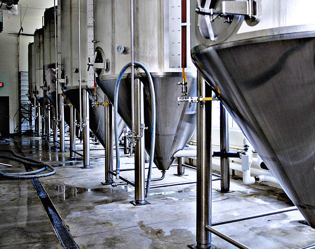 Brew tanks from Capital Brewery
