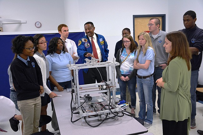 Photo by: Orlando Science Schools - Students learned from Florida Institute of Technology teachers about how 3D printing will advance technology on Earth and in space.