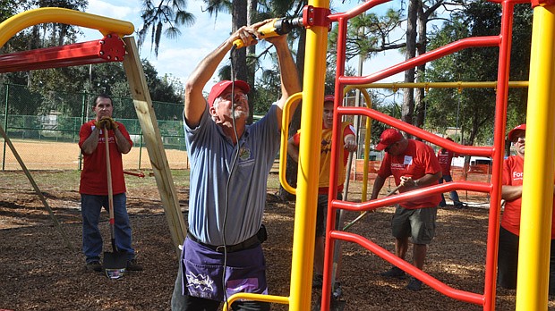 Photo by: COURTESY OF CITY OF WINTER PARK - Winter Park has put on a playground before, when volunteers helped build one in 2005. The city is hoping to build another one with volunteers in one day this Saturday.