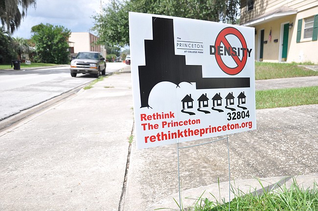 Photo by: Ligaya Figueras - The developers behind The Princeton have some allies in the community, but anti-density sentiment is strong.