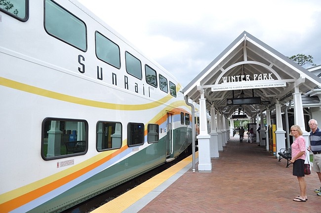Photo by: Tim Freed - SunRail passengers have provided an economic boost for Winter Park businesses.