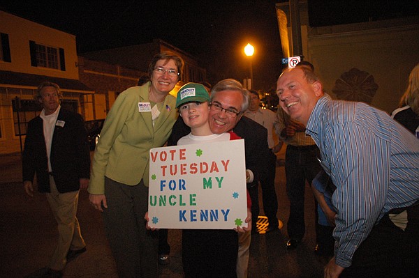 Photo by: Isaac Babcock - Winter Park Mayor Ken Bradley won a decisive victory on Tuesday night against challenger Nancy Miles.