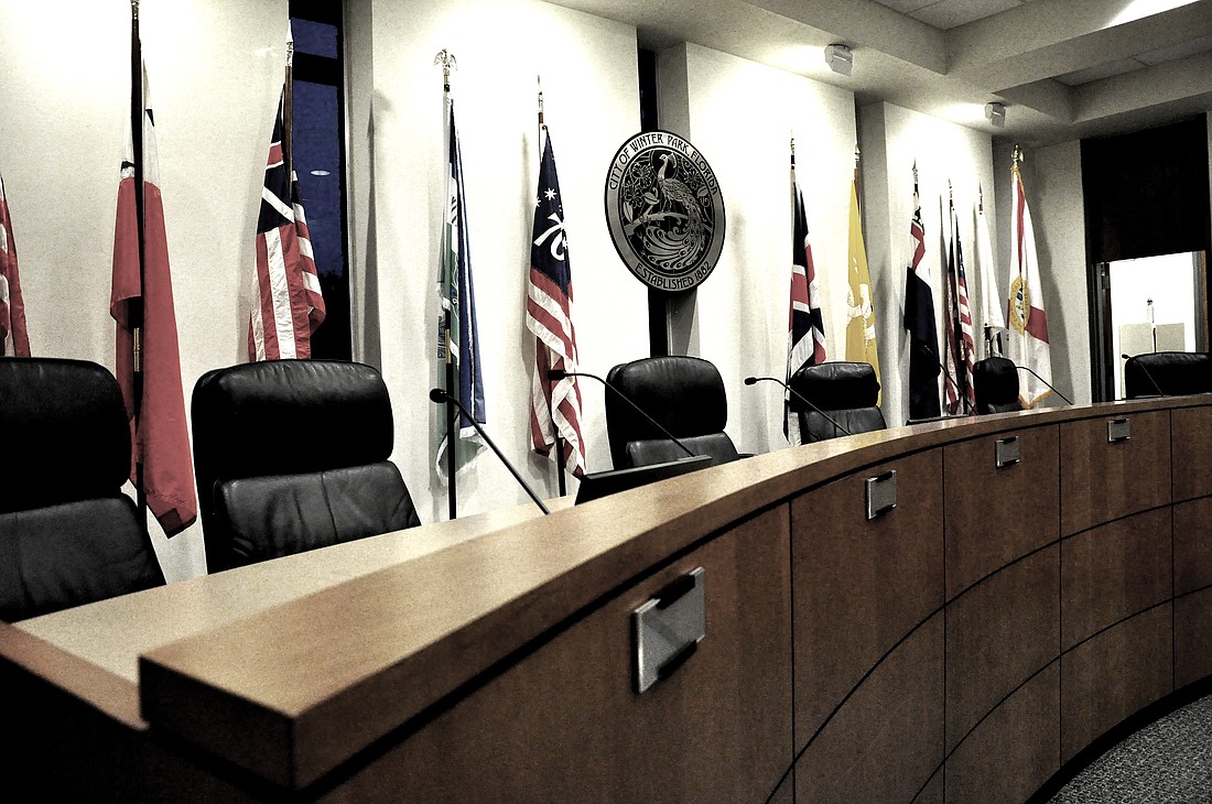 Photo by: Tim Freed - The Winter Park City Commission took a long hard look at how they pursue funding and support in Tallahassee on Monday.