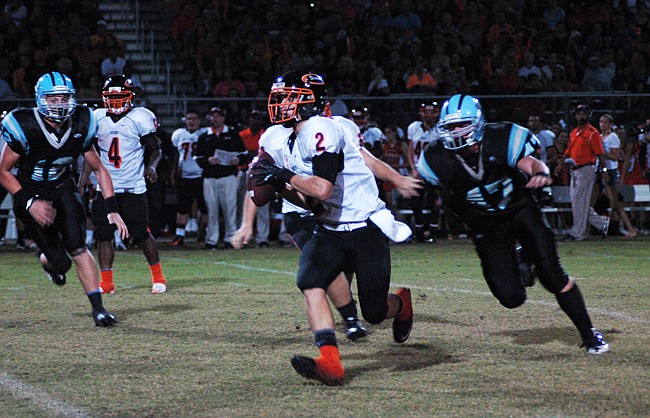 Photo by: Isaac Babcock - Oviedo's David Joyce caught more than 130 yards of passes to defeat Edgewater Oct. 18.