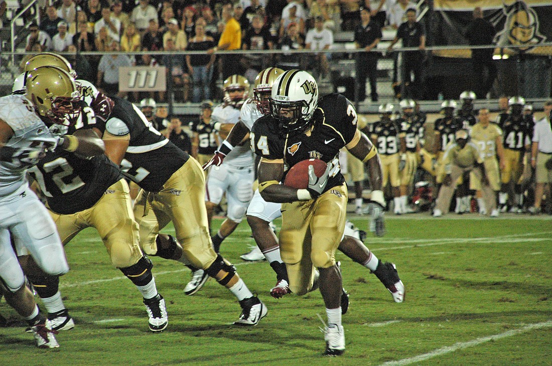 Photo by: Isaac Babcock - Running back Brynn Harvey is up to full speed after recovering from last year's knee injury.