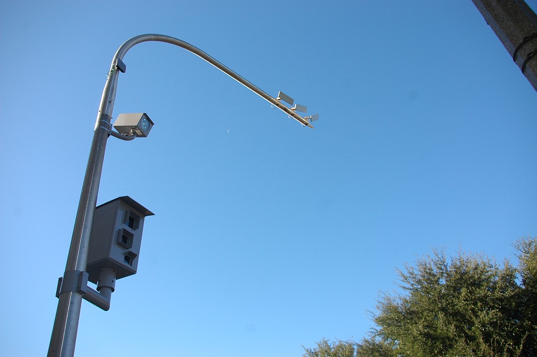Photo by: Isaac Babcock - Winter Park installed its first working red-light cameras last weekend.
