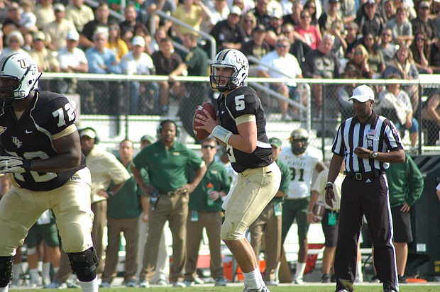 Photo by: Isaac Babcock - Blake Bortles will be playing for the win of his career at the Beef O'Brady's Bowl Dec. 21.