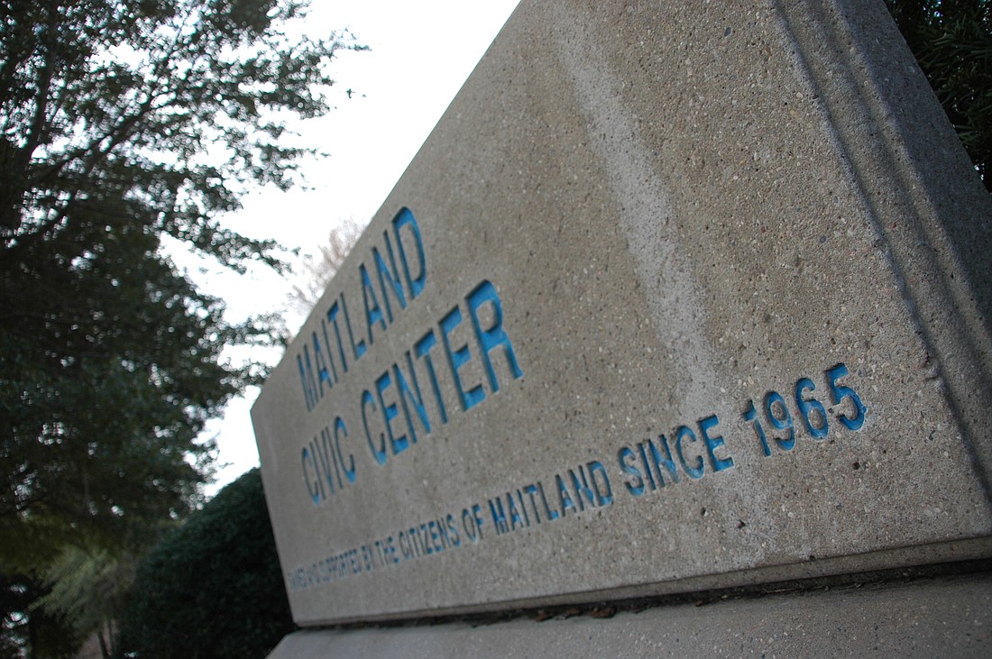Photo by: Isaac Babcock - The Maitland Civic Center opened off Maitland Avenue in 1965. Residents are starting a campaign to revitalize the center.