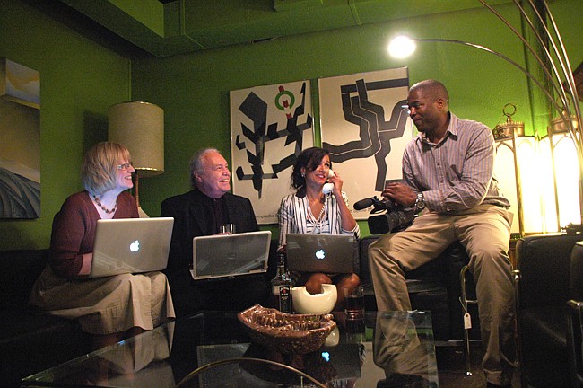 Photo by: Isaac Babcock - The Marketing Square created a modern Mad Men-themed photo shoot in the Something Different retro furniture store to showcase how advertising has changed since the 1960s.