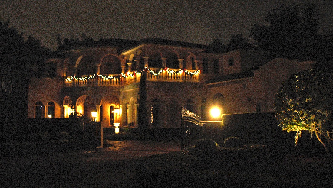 Photo by: Isaac Babcock - Christmas lights will be aglow for the holiday homes tour.