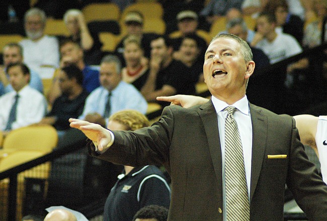 Photo by: Isaac Babcock - UCF basketball coach Donnie Jones has struggled to get his team on the winning side of conference games.