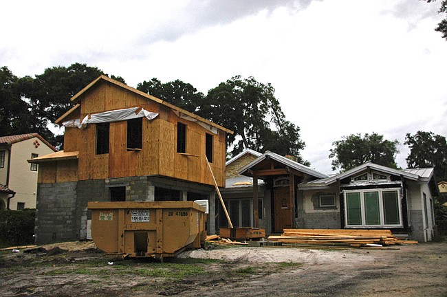 Photo by: Isaac Babcock - New construction is once again popping up in Central Florida, as the housing market begins its slow recovery.