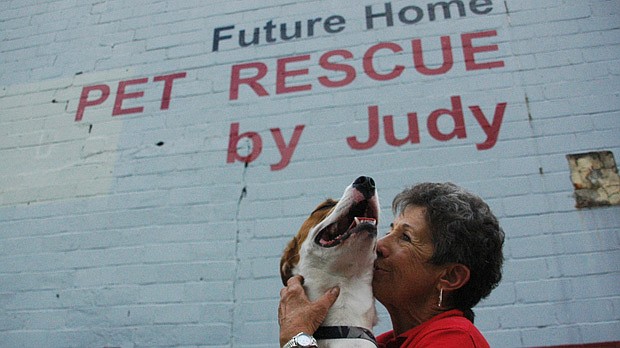 Photo by: Tim Freed - Judy Sarullo's Pet Rescue by Judy has moved 11 times before finding a permanent home in Sanford. The animal advocate has found homes for thousands of cats and dogs.