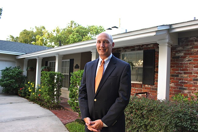 Photo by: Jennifer Pritchard - Judge Don Myers outside his Maitland home.