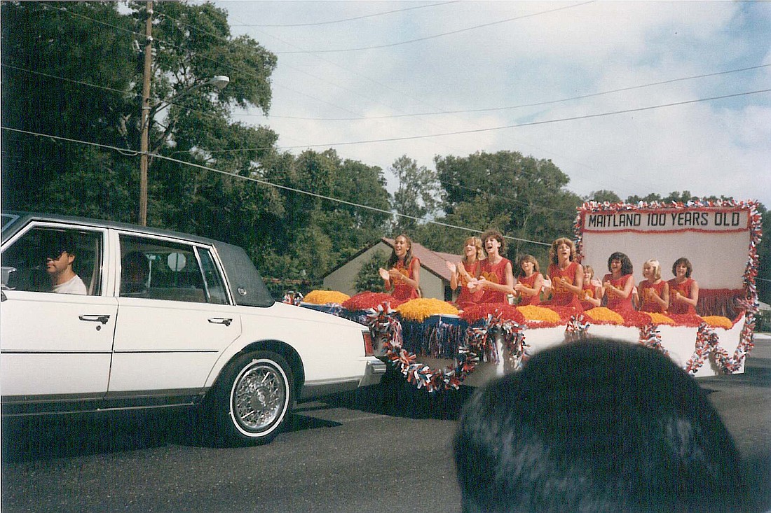 Can you identify any of the participants in this Centennial Parade?