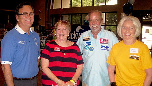 Photo by: Winter Park Chamber of Commerce - Orange County School Board incumbent Joie Cadle won by a significant margin at the Winter Park Political Mingle poll July 23.