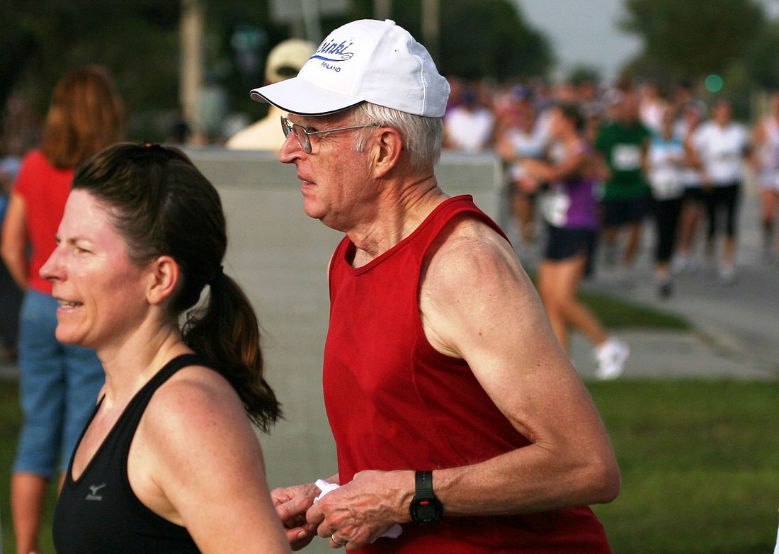 77-year-old marathoner Jack Gallagher