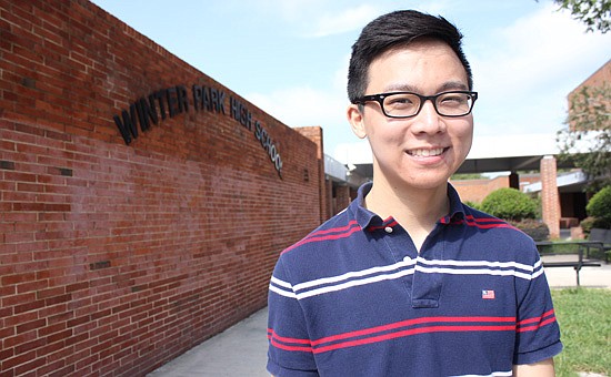 Photo by: Sarah Wilson - Will Yang partnered with fellow valedictorian Andrew Kolarich to create a web video series and internet forums for sharing tips and tricks for getting into the right colleges.