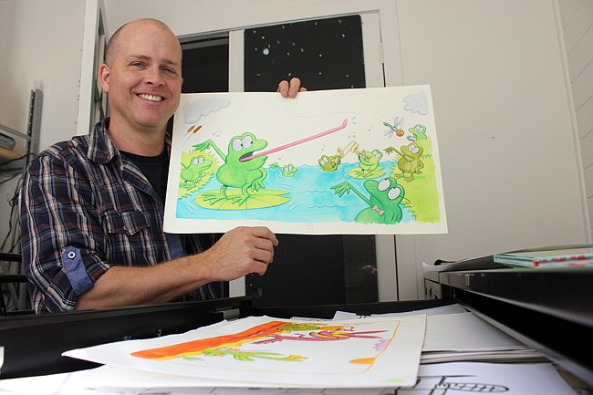 Photo by: Sarah Wilson - College Park's Ethan Long is famous for his googly eyed drawings, but that's just the beginning of his talents