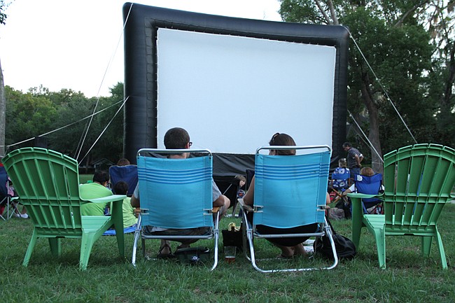 Photo by: Rebecca Males - Popcorn Flicks may disappear from Winter Park if the city decides to slash the free monthly event from its budget.