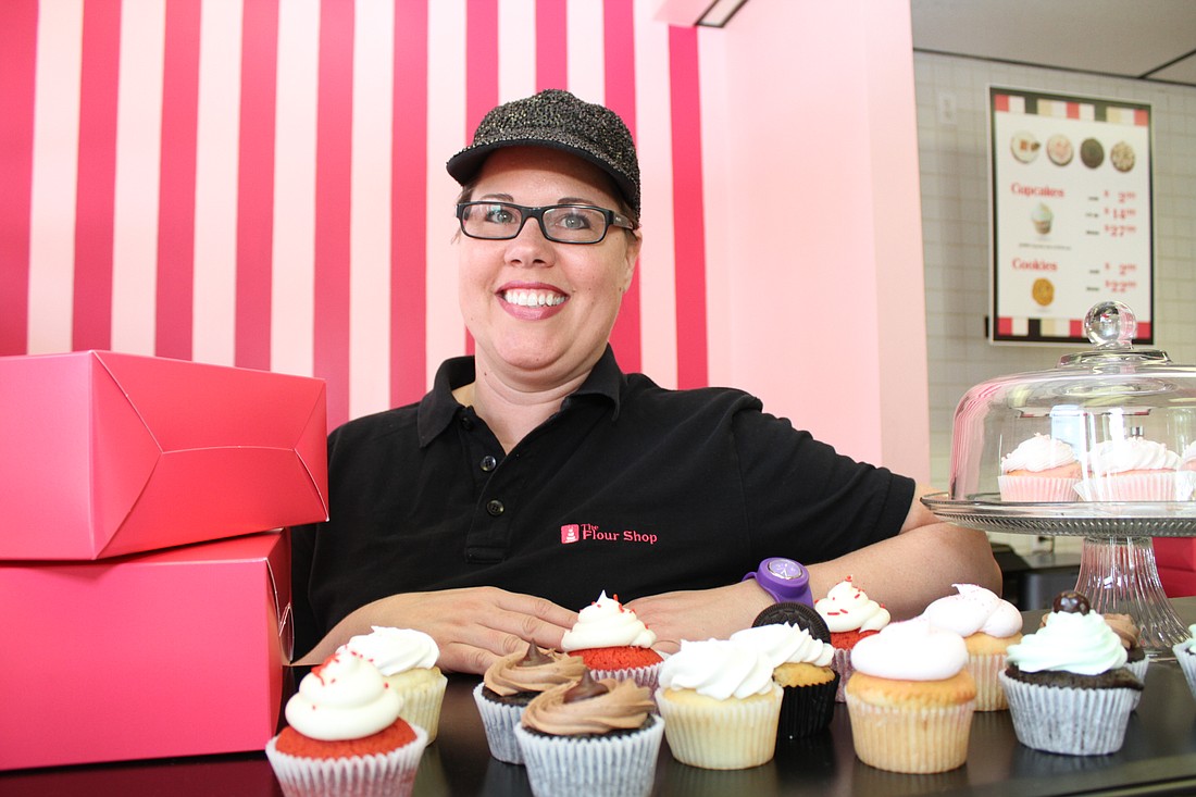 Photo by: Rebecca Males - Janelle Weeden's The Flour Shop offers an endless variety of cupcakes and desserts.