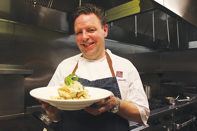 Photo by: Sarah Wilson - Chef Marc is breathing new life into the Alfond Inn's restaurant, Hamilton's Kitchen.