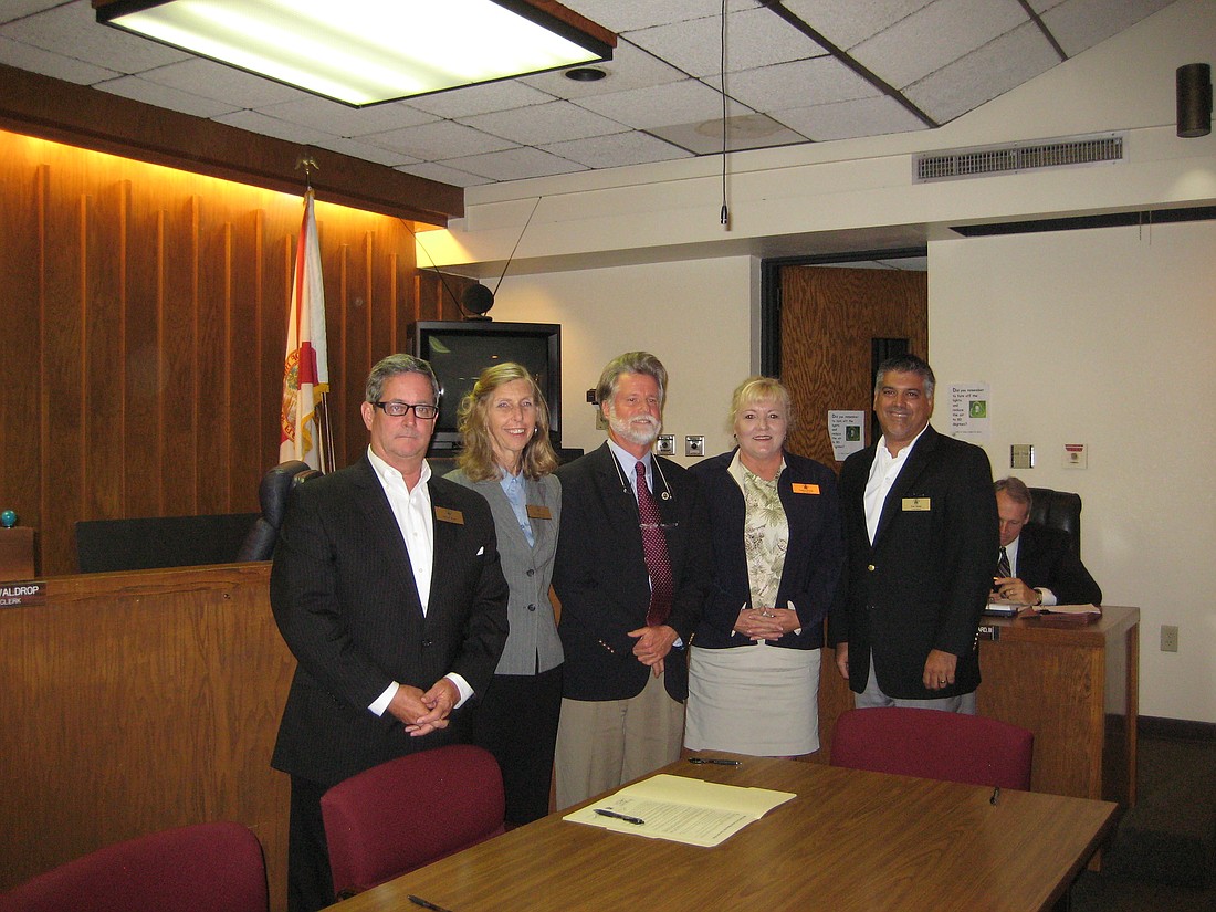 The Maitland City Council signed an oath of conduct at the Aug. 8 meeting.