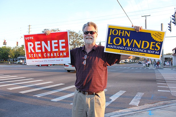 Photo by: Sarah Wilson - Political science professors say Maitland Mayor Howard Schieferdecker should be in the clear for the way he used his mayorship to campaign for two city council candidates.
