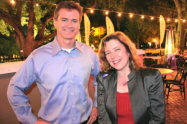 Photo by: Sarah Wilson - John Lowndes and Joy Goff-Marcil won their bids for election in the Maitland City Council races.