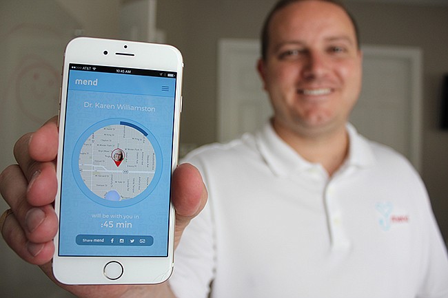 Photo by: Sarah Wilson - Matt McBride was sick of the appointments and waiting rooms, so he created a way to get doctors to his kids faster with an Uber-like housecall app.