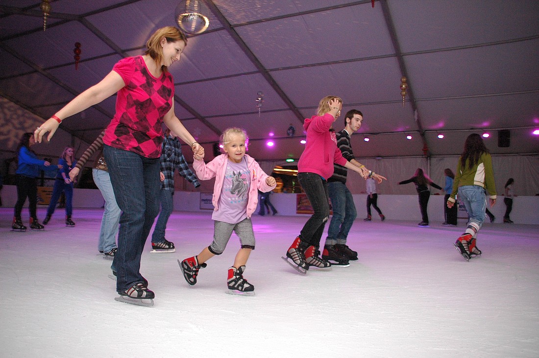 Photo by: Isaac Babcock - Ice skating in Winter Park is open for a final week, ending Jan. 10.