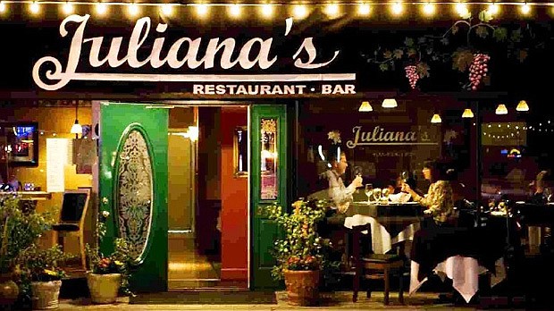 Photo by: COURTESY OF JULIANA'S - Juliana's offers outdoor dining or a welcoming classy throwback atmosphere inside.