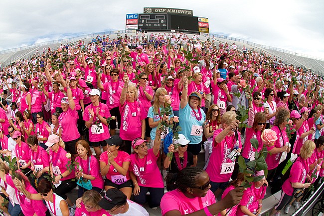 Photo by: Susan G. Komen for the Cure - The 16th Annual Komen Central Florida Race for the Cure will be held Sunday, Oct. 21, at the University of Central Florida's Bright House Networks Stadium.