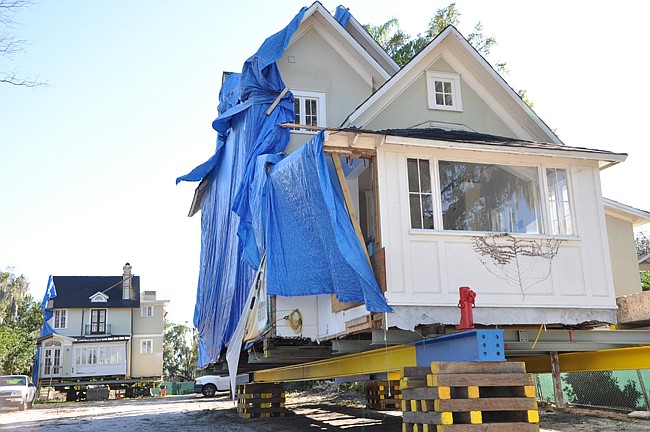 Photo by: Tim Freed - The Capen House project can move ahead after a newly discovered sewer pipe is moved.