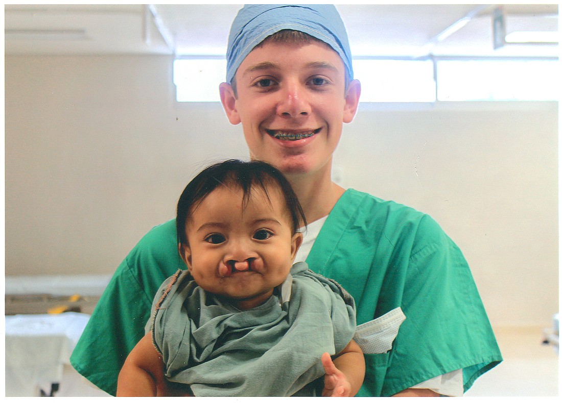 Trinity Prep student Miles Saffran raised $60,000 and served as surgical youth coordinator for cleft lip and palate repair for Florida Hospital in Mexico.