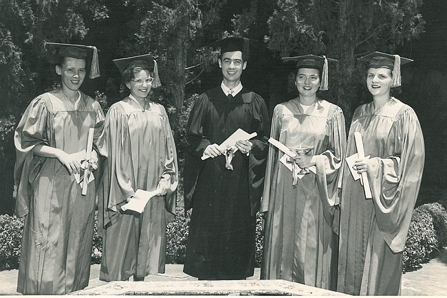 Photo: Courtesy of Rollins College Archives - Fred Rogers is a celebrated alumnus of Rollins College, earning his own stone in the school's Walk of Fame.