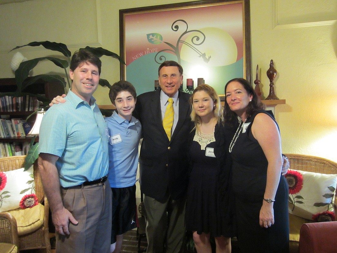 Congressman John Mica and Maitland Vice Mayor Phil Bonus toured the Center for Grieving Children.