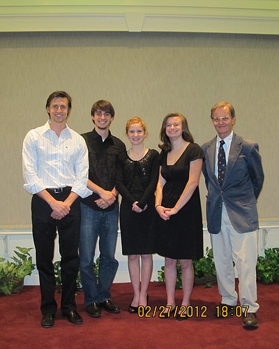 Shakespeare Competition winners from the English-Speaking Union of Central Florida.