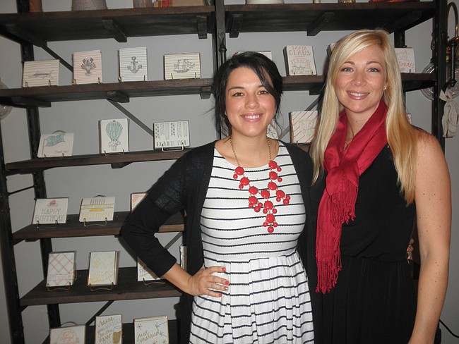 Photo by: Brittni Larson - 9th Letter Press founders Isabel Ibanez and Sheli Scarborough.
