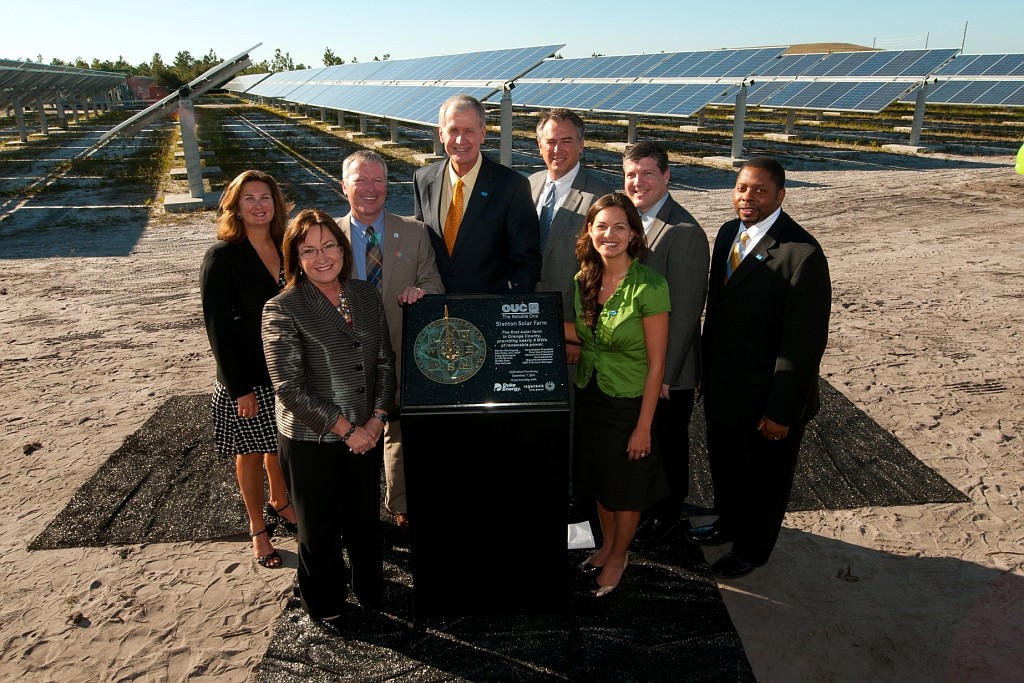 Orlando Utilities Commission completed the first solar farm in Orange County.