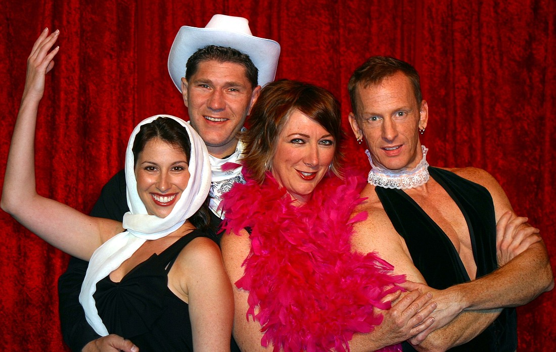 Photo by: Taylor Glore - "The Musical of Musicals (The Musical)" stars (Left to Right) Natalie Cordone, Todd Allen Long, Kate O'Neal, Kevin Kelly