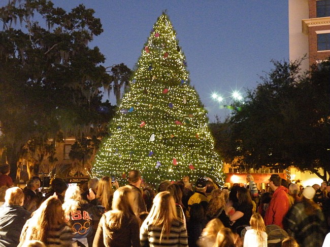 Winter Park lights up the tree at 5:15 p.m. Nov. 30.