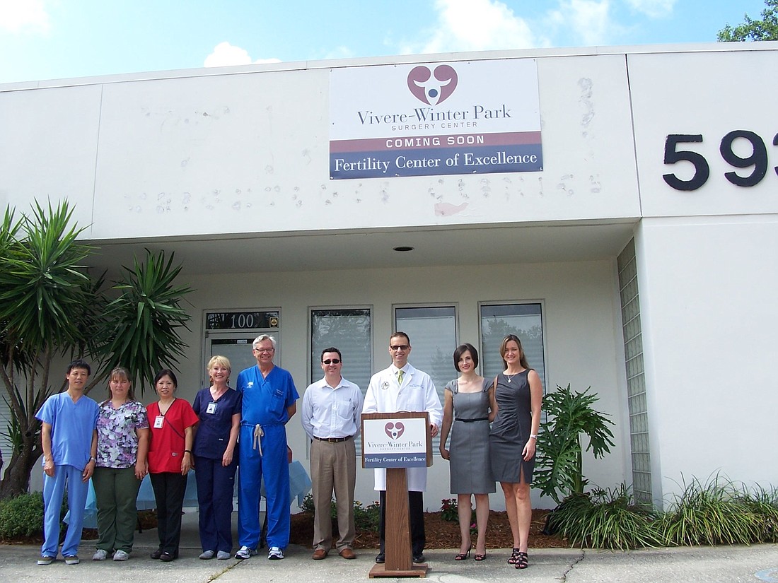 Vivere-Winter Park Fertility Center broke ground July 24.