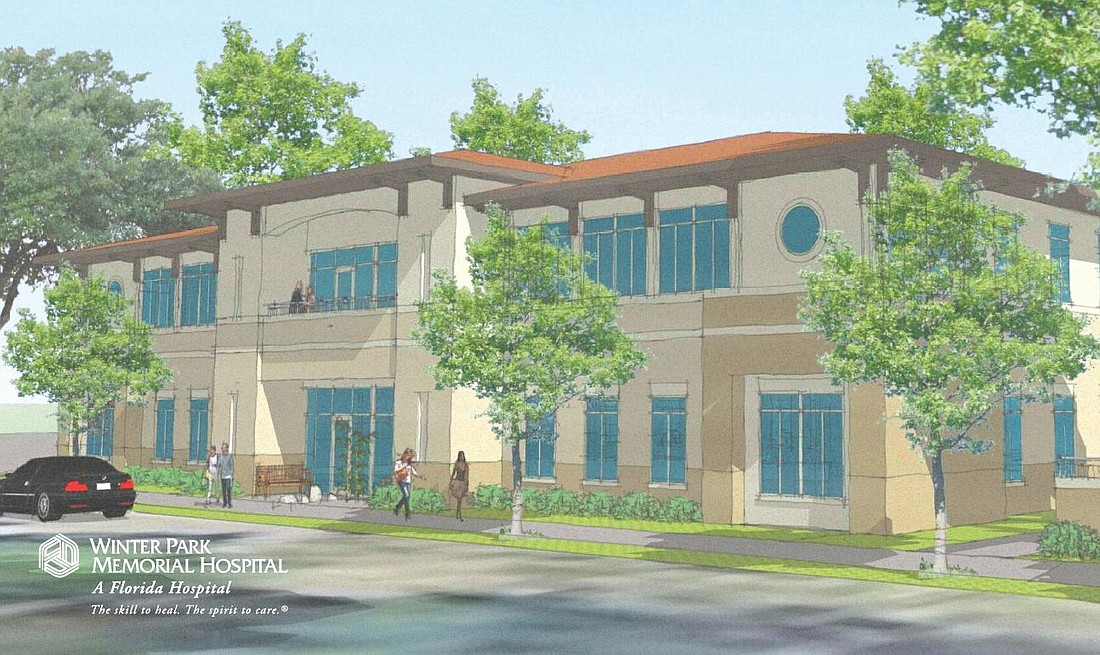 The Winter Park Women's Health Pavilion will be a two-story building opening in fall of 2013.