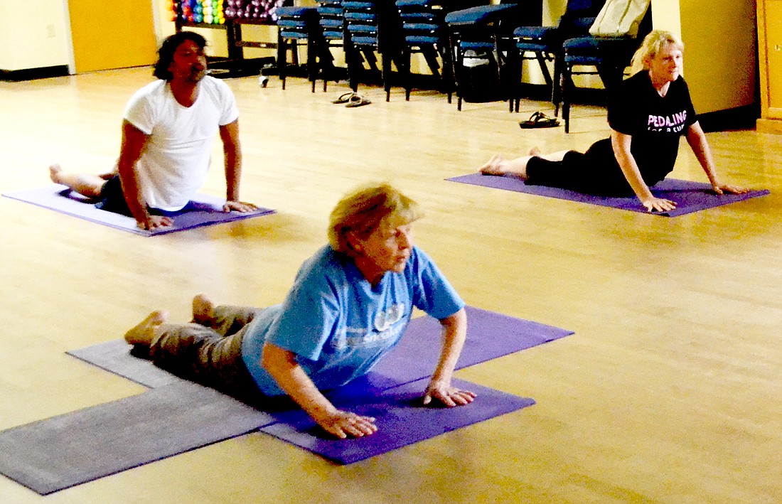 The Orlando JCC offers three kinds of yoga classes.