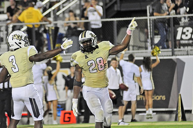 Photo by: Isaac Babcock - UCF running back William Stanback will try for another 100 yard rushing game against a BYU team that just lost its quarterback.