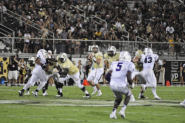 Photo by: Isaac Babcock - The UCF Knights are off to a rough start with a 0-3 record going into a game against South Carolina on Saturday.