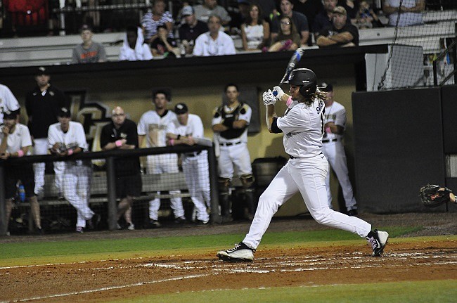 Photo by: Isaac Babcock - The Knights couldn't get their bats started against Tulane or North Florida in their most recent games. This week they travel to East Carolina to try and build back some positive momentum.