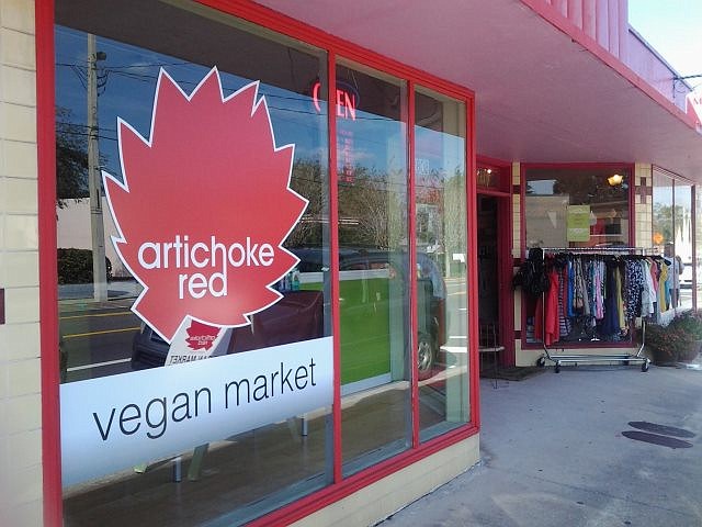 Artichoke Red vegan market has moved to College Park.